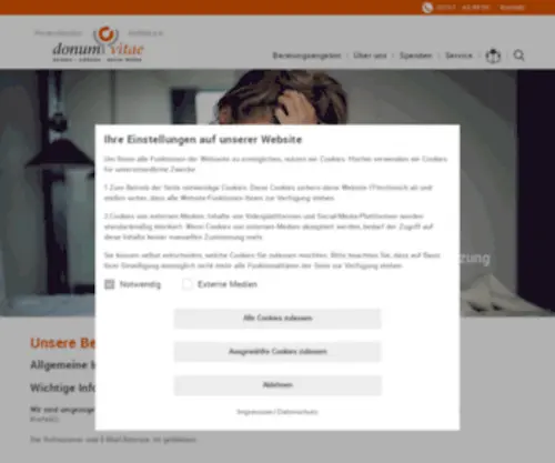 Donum-Vitae-Krefeld.de(Donum vitae Krefeld e.V) Screenshot