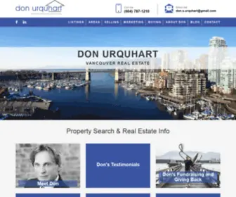 Donurquhart.com(Don Urquhart) Screenshot