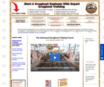 DonuteDVD.com(How to Start a donut shop business) Screenshot