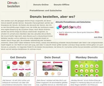 Donuts-Bestellen.de(Donuts online bestellen) Screenshot