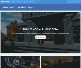 Donutteam.com(Official site for Donut Team) Screenshot