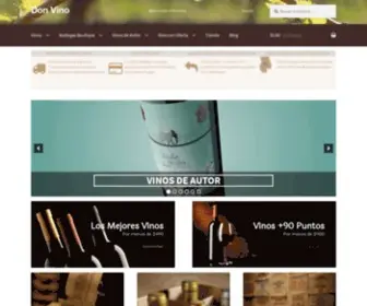 Donvino.com.ar(Comprar Vinos Online Envio Gratis a todo el Pais) Screenshot