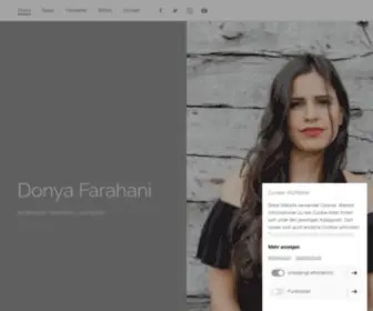 Donyafarahani.de(Donya Farahani) Screenshot