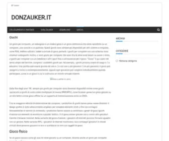 Donzauker.it(Don zauker) Screenshot