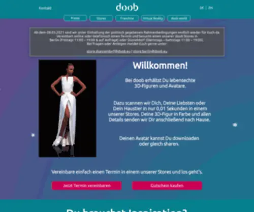 Doobgroup.com(Doob 3D I Figuren Avatare I Deutschland I Home) Screenshot