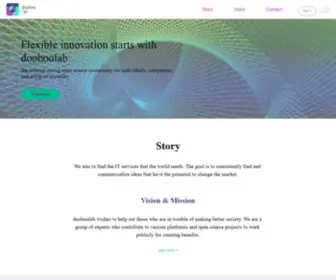 Dooboolab.com(Web site created using create) Screenshot