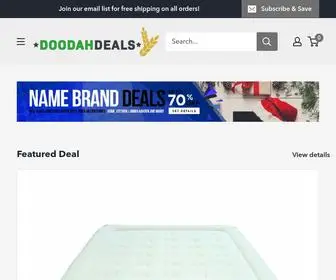 Doodahdeals.com(Up to 70% Off Wholesale Overstocks) Screenshot