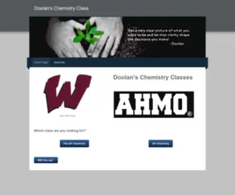 Doolanchemistry.com(Doolan's Chemistry Class) Screenshot