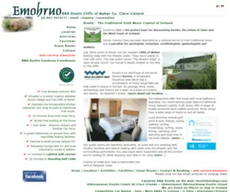 Doolinholidays.com(B&Bs in Doolin) Screenshot