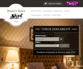 Doolyshotel.com(Doolys Hotel Birr) Screenshot