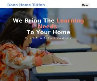 Doonhometution.com(Doon Home Tuition) Screenshot