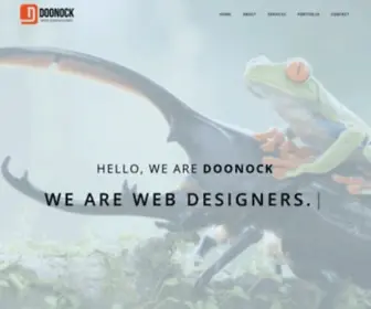 Doonock.com(Web Design and Web Developement) Screenshot