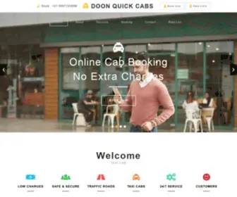 Doonquickcabs.com(DOON QUICK CABS) Screenshot