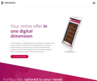 Door-Konfigurator.com(The Konfigurator) Screenshot