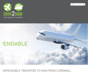 Door2Doortransfers.co.uk(Connecting Cornwall to all UK Airports and Seaports) Screenshot