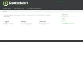 Doorbetalers.nl(Doorbetalers) Screenshot