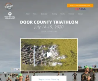 Doorcountytriathlon.com(Door County Triathlon) Screenshot