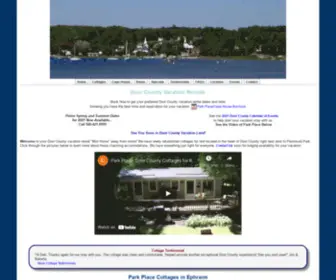 Doorcountyvacationrentals.com(Door County Home) Screenshot