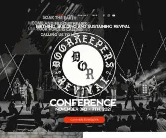 Doorkeepersofrevival.com(Doorkeepers of Revival Conference) Screenshot