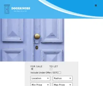 Doorknobs.co.uk(Tunbridge Wells Lettings and Sales Estate Agency) Screenshot