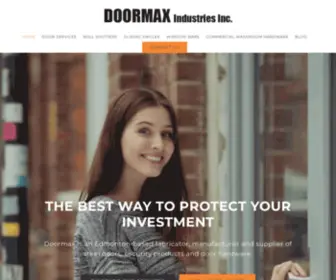 Doormax.ca(Doormax Industries Inc) Screenshot