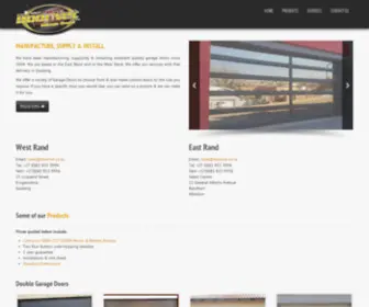 Doornet.co.za(Garage Door Manufacturers) Screenshot