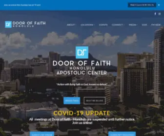 Dooroffaithhawaii.com(Door of Faith) Screenshot