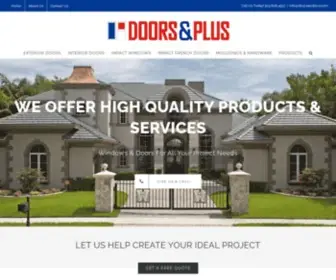 Doorsandplus.com(Doors & Plus) Screenshot