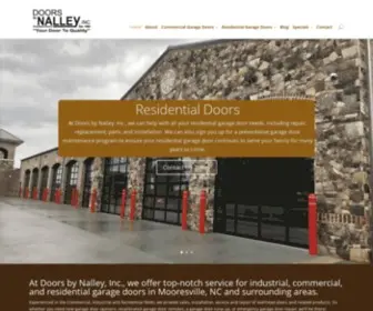 Doorsbynalley.com(Doors by Nalley of Lake Norman) Screenshot