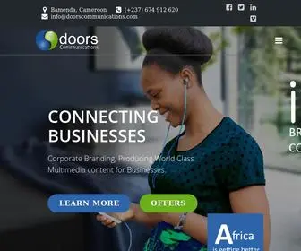 Doorscommunications.com(Branding and Communication) Screenshot