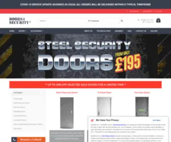 Doorsforsecurity.co.uk(Steel doors from £149 +VAT) Screenshot