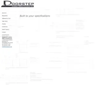 Doorstepinc.net(Doorstep Custom Office Furniture) Screenshot