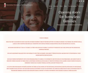 Doorsteplondon.com(Homeless Families Charity) Screenshot