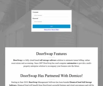 Doorswap.com(Customer Portal) Screenshot