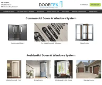 Doortek.ca(Doortek) Screenshot