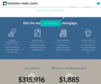 Doorway.com(Doorway Home Loans) Screenshot