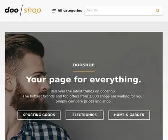 Dooshop.ie(Dooshop, your Shopping-Portal) Screenshot