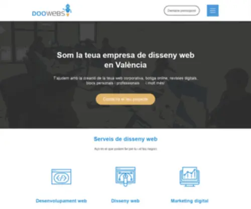 Doowebs.com(Pàgines web) Screenshot