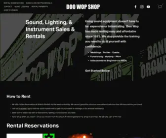 Doowop.com(DOO WOP SHOP) Screenshot