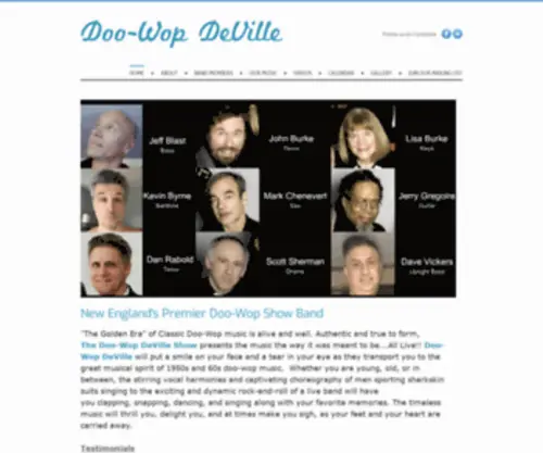 Doowopdeville.com(Doo-Wop DeVille) Screenshot