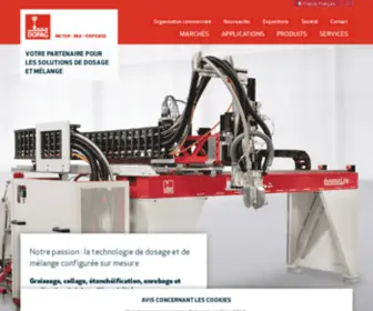 Dopag.fr(Technologie de dosage et de mélange) Screenshot