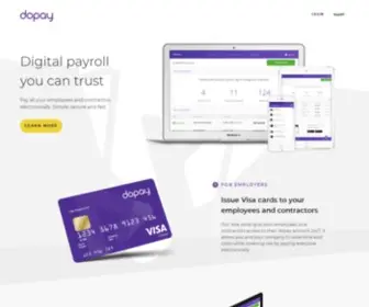 Dopay.com(Fast easy secure cashless payroll) Screenshot