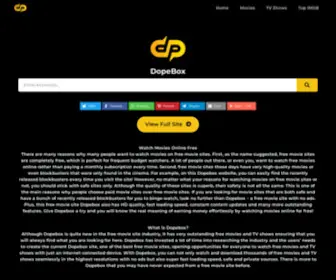 Dopebox.se(Watch TV Online Streaming) Screenshot