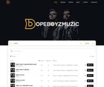 Dopeboyzmuzic.com(Purchase Beat Instrumentals from DopeBoyz for your next Project or Single) Screenshot
