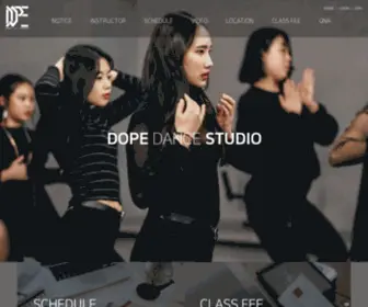 Dopedance12.com(도프댄스스튜디오) Screenshot