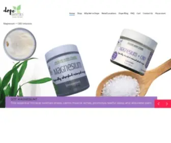 Dopeminerals.com(CBD Oils) Screenshot