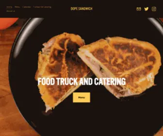 Dopesandwichfoodtruck.com(Dope Sandwich) Screenshot