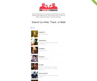 Dopetracks.com(RIP Dopetracks) Screenshot