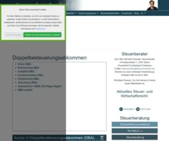 Doppelbesteuerungsabkommen.de(Steuerberater Schröder) Screenshot