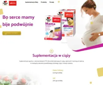 Doppelherzmama.pl(Doppelherz aktiv Mama) Screenshot